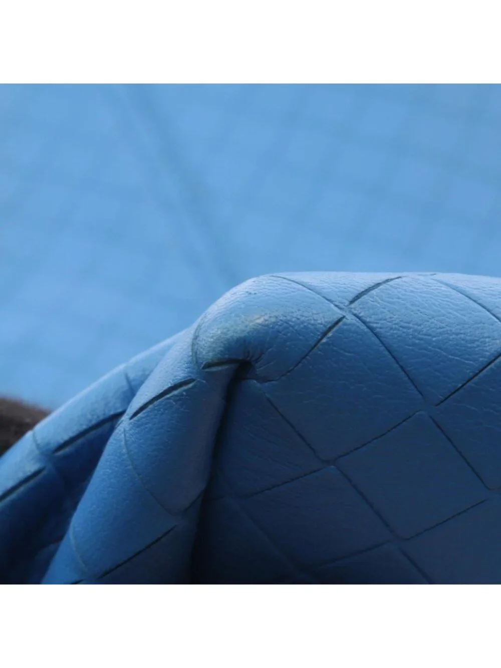 Bottega Veneta Tote Intrecci Omirage Papillon Blue Leather